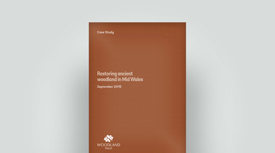 Restoring ancient woodland in mid-Wales case study, September 2016