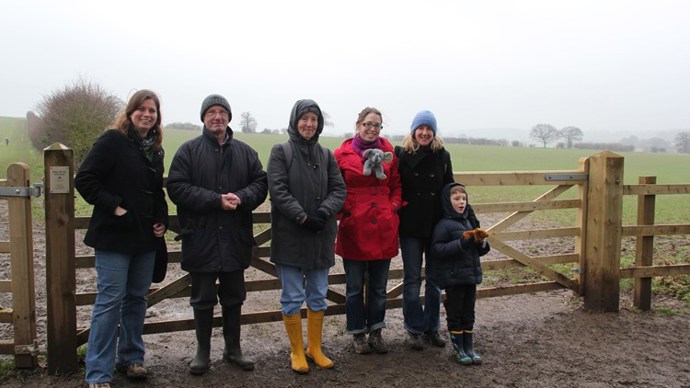Visiting a woodland dedication