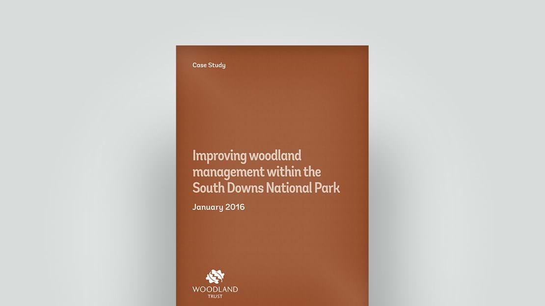 2016 case study of woodland management within South Downs National Park