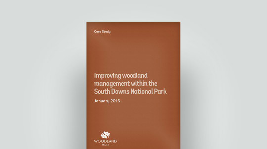 2016 case study of woodland management within South Downs National Park