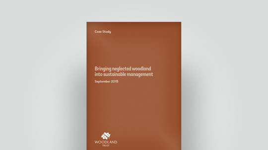 Bringing neglected woodland into management, 2015 case study