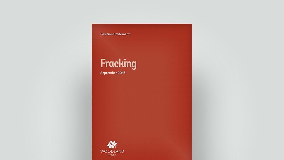 Fracking position statement, September 2015