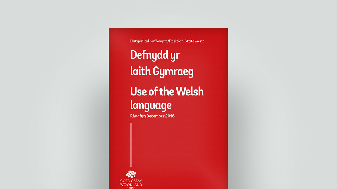 Use of Welsh language position statement, 2016 Use of Welsh language position statement, 2016