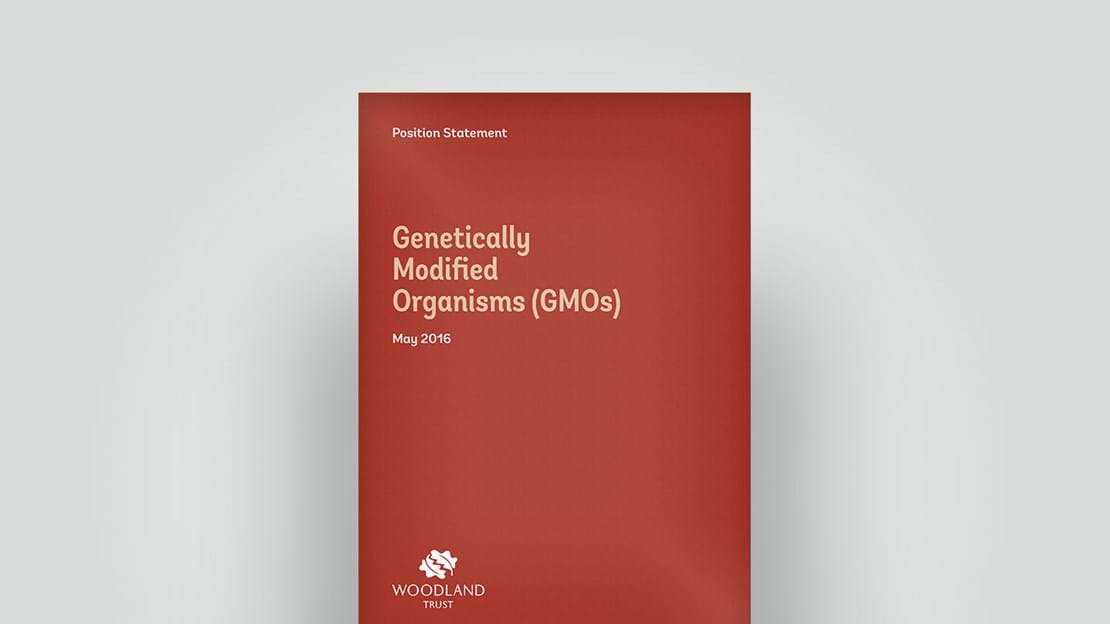 Position statement on genetically modified organisms, May 2016