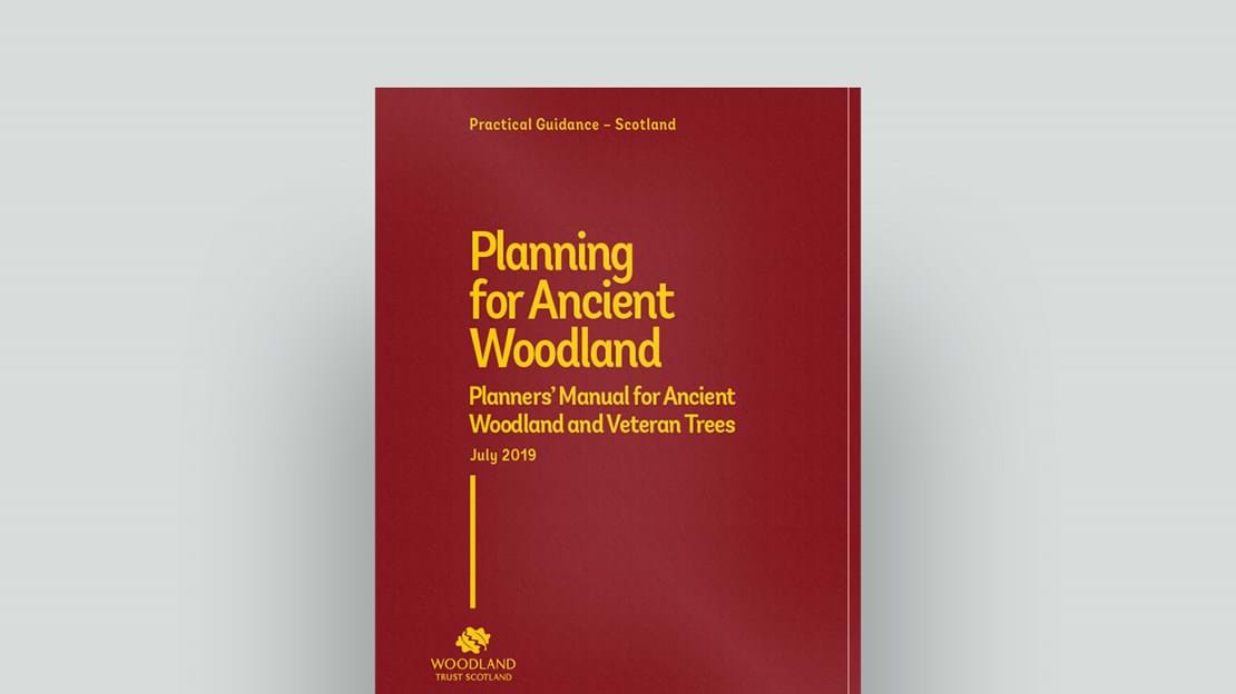 Planners' manual for ancient woodland and veteran trees in Scotland cover