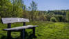 Dedication bench at Watkins Wood