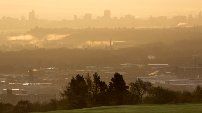 View over Bolton from Smithills