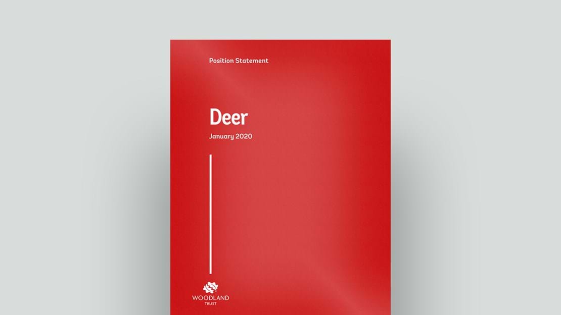 Deer management position statement cover