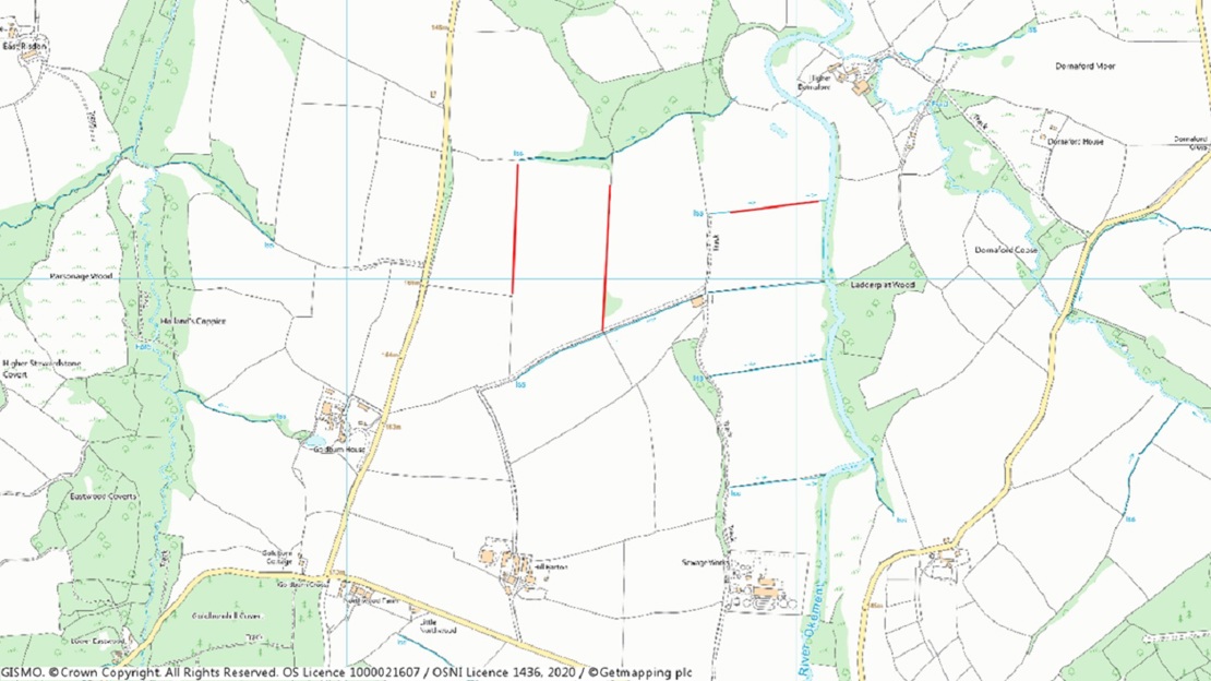 New hedge site highlighted on existing map