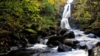 Waterfall at Uig Wood