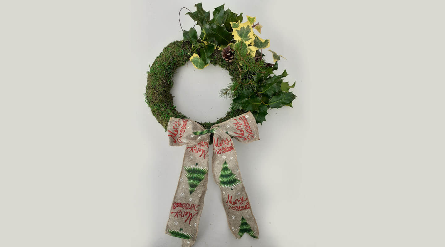 How to Make a Christmas Holly Wreath Woodland Trust
