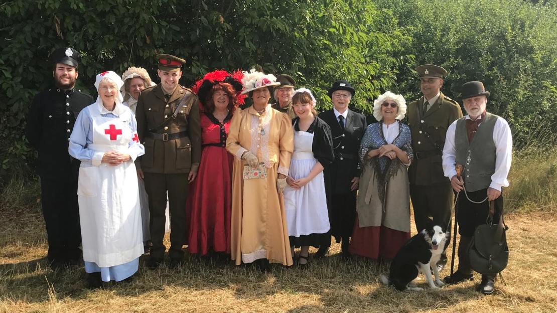 Grantham Dramatic Society In Period Costume