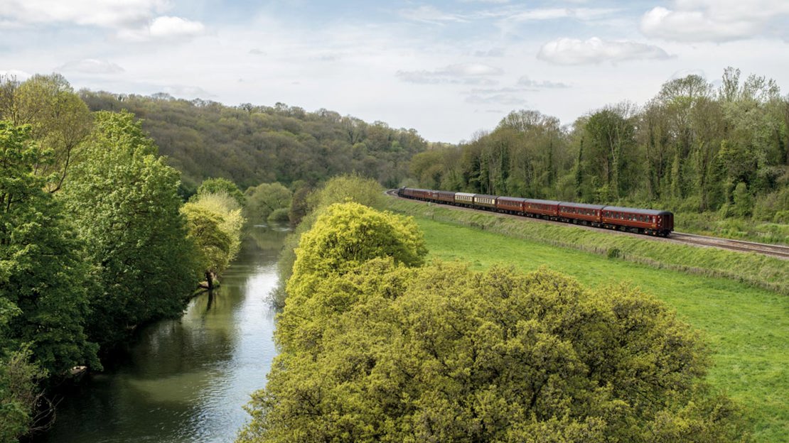 The River Avon and railway at Avoncliff