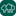 White icon on green background showing three trees