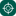 White icon on green background showing crosshair target