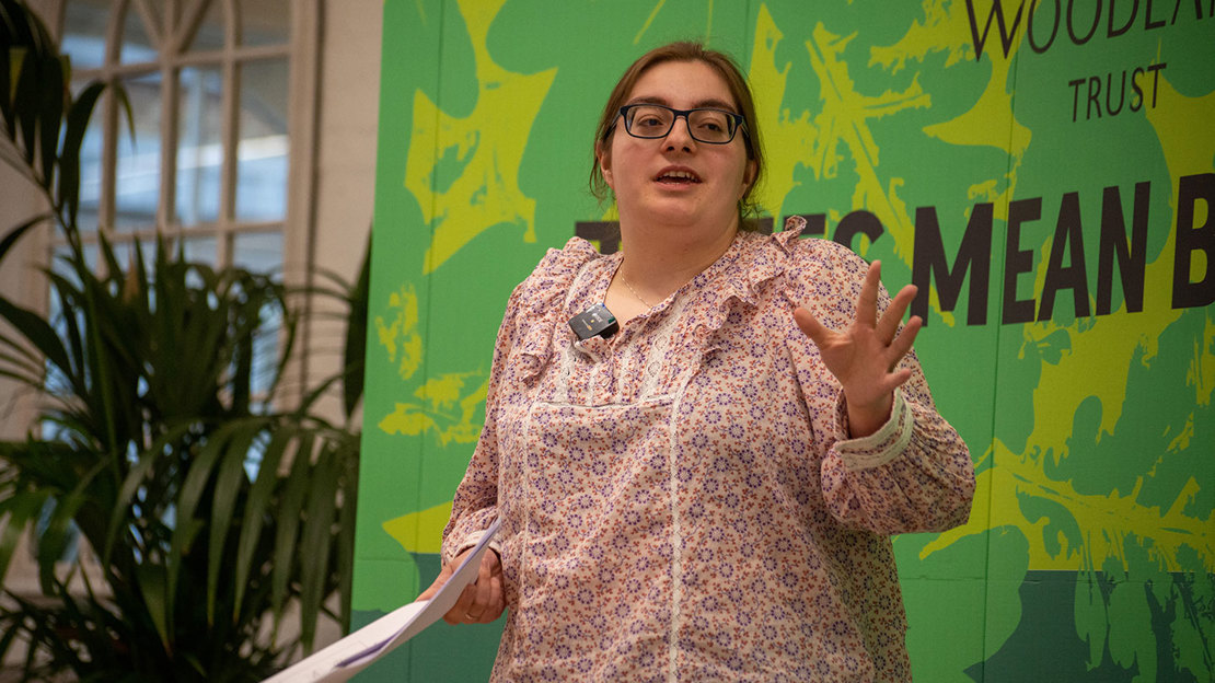 Elizabeth Trice giving presentation at Igniting Innovation event