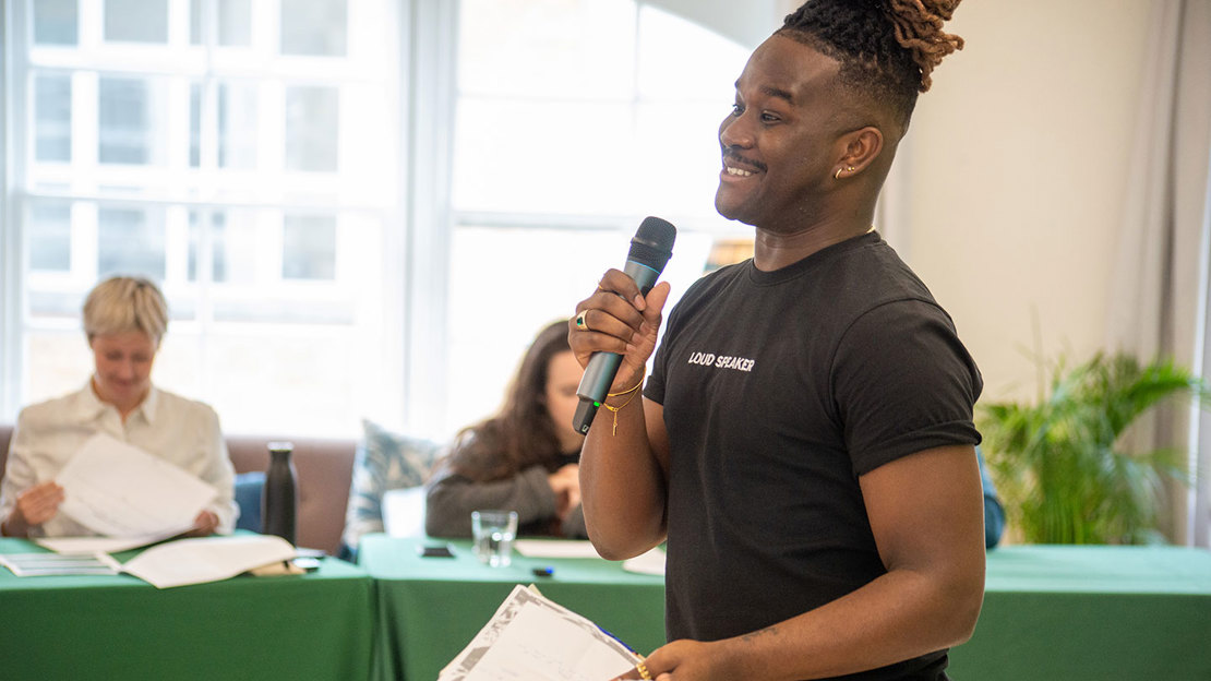 Oba Akinwale from LoudSpeaker hosted the event