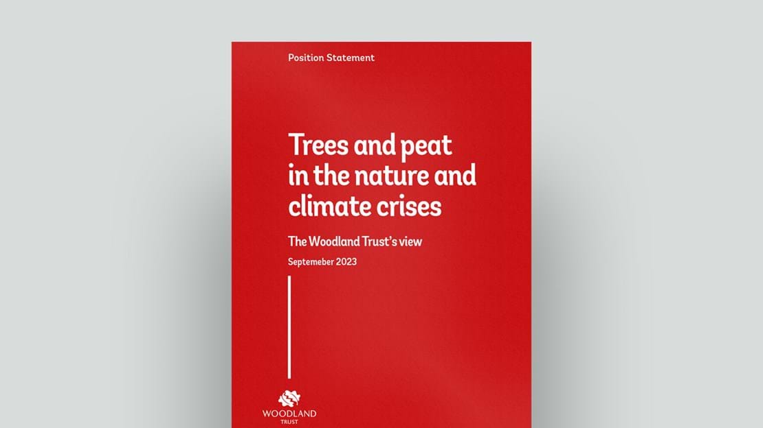 Trees and Peat Position Statement document cover
