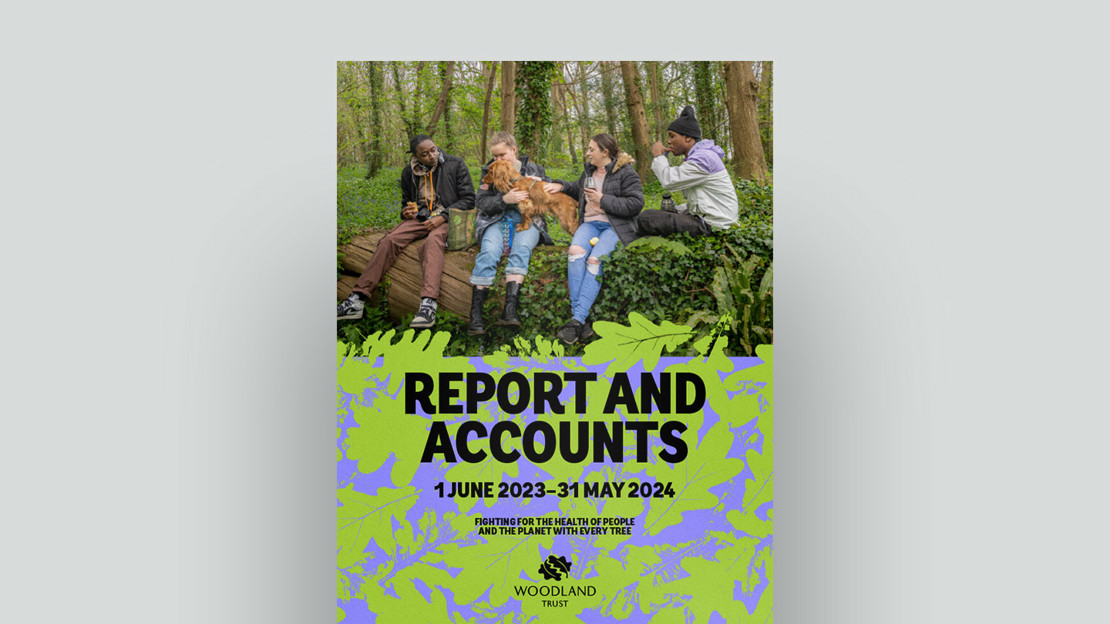 Woodland Trust report and accounts 2023-24 document cover