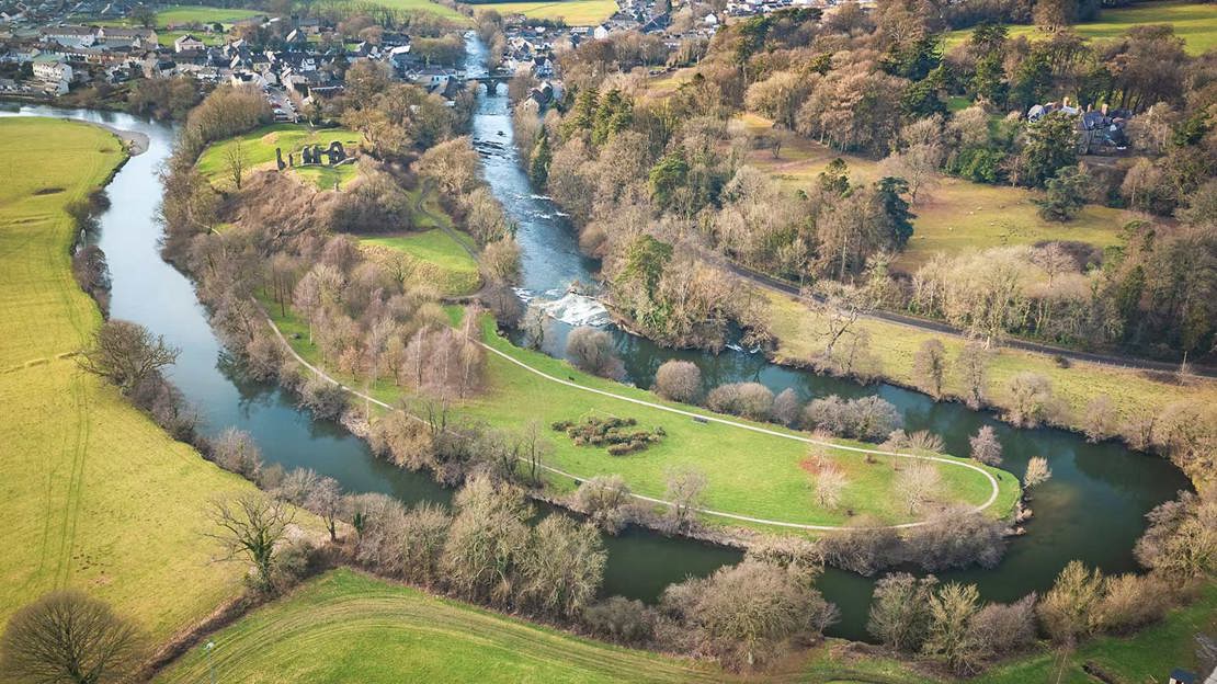 Welsh Rivers From Aerial Restoring Wales’ Rivers - Woodland Trust
